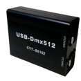 thumbnail image 3 of Controlador USB-DMX para iluminación de escenarios Controlador DMX512 Compatible con MA OnPC Freestyler+3D DJ Interfaz USB DMX Negro, 3 of 5