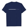 thumbnail image 3 of Men Summer Tops plus Size Top Fitted Men Tees Short Sleeve Slipper Boy T Turtle 10 Memory Foam Pack Athletic Set Size Open Short Sleeve Yoga Top Print T Shirts Graphic Print Shirts Casual Navy M, 3 of 4