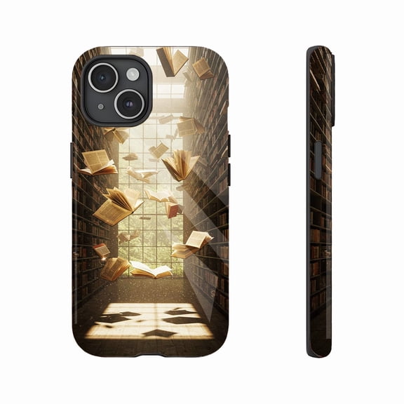 Elegant Shockproof Phone Case for iPhone – Ideal for Readers & Daily Users, Durable Design with Soft TPU, Compatible with iPhone 11/12/13/14/15/16 (Pro Max/Plus)