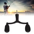 thumbnail image 1 of Double Reel Handle, Dual Handle Grip 0.2in Hexagonal Shaft 3.9in Rocker Arm Easy To Operate Fishing Accessory Aluminum Alloy Matte Spray Paint Strong Sturdy Fishing Reel Handle For, 1 of 8