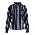thumbnail image 4 of Lixiuxyad Long Sleeved Tops Womens Ladies Fashionable Striped Loose Long Sleeved Shirt, 4 of 6