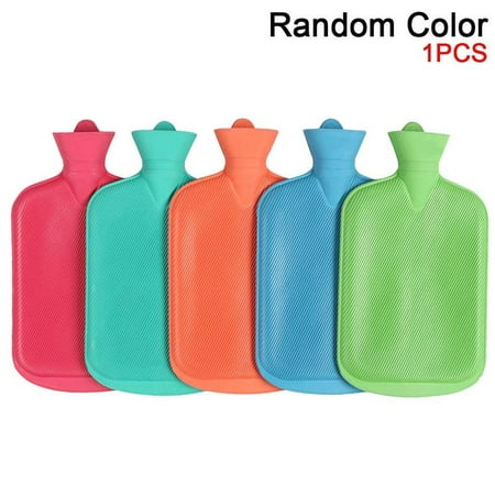 

2L Litre Hot Water Bottle Natural Rubber Winter Warmer Warm Large Nights T4D7