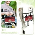 thumbnail image 3 of COEQINE Christmas Santa Claus Wheelchair Armrest Side Hanging Storage Bag for Adults Wheelchair Side Organizer Storage Bag Armrest Pouch Power Wheelchair Side Bag Armrest Pouch, 3 of 7
