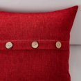 thumbnail image 4 of Fundas Decorativas para Almohadas Meekio 51x51 cm con Botones de Coco Juego de 2, 4 of 7