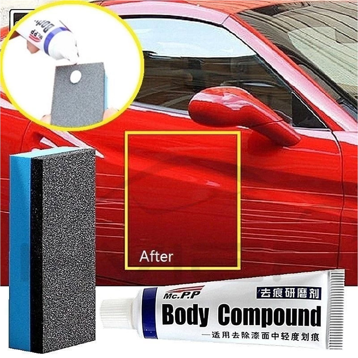 Cars Scratch Paint Care Body Compound Polishing Scratching Paste Repair Tool New 