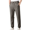 thumbnail image 1 of Birdeem Mens Pants Mens Summer Pocket Drawstring Casual Pocket Pants, 1 of 1
