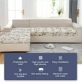 thumbnail image 5 of 2023 Wear-Resistant Stretch Universal Sofa Cover - Anti-Slip Couch Cushion Slipcover, Reusable Sofa Slipcover Replacement, Elastic Chaise Lounge Sofa Cover, Stylish Furniture Protector, 5 of 7