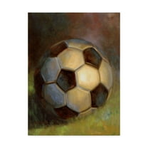 Trademark Fine Art 'Soccer Ball Abstract' Canvas Art by Hall Groat Ii