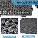 thumbnail image 4 of 2 Pack Modular Interlocking Cushion Rubber Mat Floor Tile Mats Drain Pool Patio Balcony Yard Pet Area Washer Pad, 4 of 5