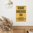 thumbnail image 6 of Beware Dangerous Dog Declared Under The Animal Management Sign Aluminum Wall Art Decor Outdoor & Indoor Office Home 8x12 Inch, 6 of 7