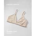 thumbnail image 3 of CRZ YOGA Softhold Triangle Bralette Everyday Bra For Women, 3 of 6