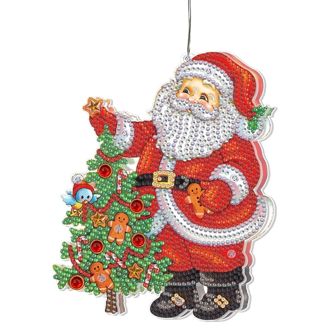 (ZXD307) Lámpara Decorativa DIY Papá Noel (se Envía Sin Pilas)