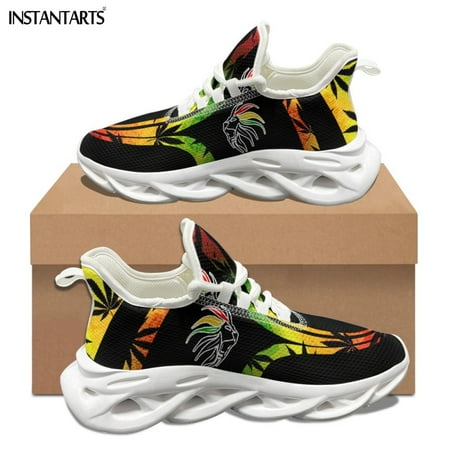 

Jamaica Flag Print Female Flat Shoes Comfortable Sneakers for Women Lace Up Footwear Flex Control zapatillas mujer