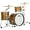 Butterscotch Pearl, variant on Ludwig NeuSonic 3-Piece Downbeat Shell Pack With 20" Bass Drum Ebony Pearl