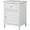 White, variant on Glory Furniture Izzy Solid Wood 1-Drawer/1-Door Nightstand in Beige