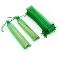 thumbnail image 2 of Bezall, 50 bolsas de regalo de organza, color verde, 26 x 6 cm, con cordón, 2 of 7