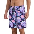 thumbnail image 2 of Pofeuu crystal Skull flower Prin Men's Swim Trunks Quick Dry Bathing Suit Swimming Board Shorts Mesh Lining Beach Swimwear-3X-Large, 2 of 6