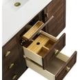 thumbnail image 4 of James Martin Vanities 670-V60d Amberly 60" Free Standing Or Wall Mounted Double Basin, 4 of 7