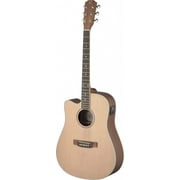 James Neligan ASY-DCE LH ASYLA Series Dreadnought Cutaway Acoustic-Electric Guitar