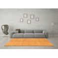 thumbnail image 3 of Ahgly Company Indoor Rectangle Abstract Orange Modern Area Rugs, 2' x 4', 3 of 4