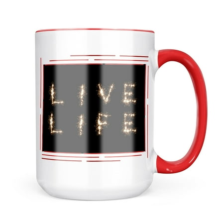

Neonblond Live Life Fireworks Mug gift for Coffee Tea lovers