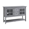 thumbnail image 2 of Manor Park Rustic Farmhouse Buffet and Storage Cabinet - Multiple Finishes, 2 of 6