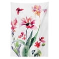 thumbnail image 3 of Ambesonne Floral Tablecloth Rectangular Table Cover, Watercolor Pastel Boho, 60"x90", Multicolor, 3 of 4