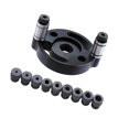 thumbnail image 1 of Langgg Kit de Jig Vertical Auto-Centreant avec Baguettes de Perceuse Ensemble de Forets Noir, 1 of 9