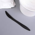thumbnail image 4 of Karat PP Plastic Medium Weight Knives Bulk Box - Black - 1,000 ct, 4 of 9