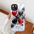 thumbnail image 2 of Glossy Heart Star Design iPhone Case for Fashion Lovers Valentine’s Day Gift Compatible with iPhone 11/12/13/14/15/16 (Pro Max/Plus), 2 of 9