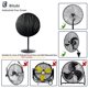 thumbnail image 5 of Bitubi Cubierta para Ventilador Industrial, Cubiertas Impermeables para Ventiladores para Exteriores, Ventilador de Montaje en Pared y Ventilador de Pedestal, Cubierta para Ventilador Oxford 600D Resi, 5 of 5