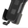 thumbnail image 3 of Bike Phone Mount Shock Absorption High Strength ABS Material Universal Motorcycle Phone Holder for Scooter Black, 3 of 4