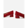 thumbnail image 4 of Bocca Women's Block Heel Pumps Cream PU Bow Tie Ballet Shoes Sizes 10, 4 of 5