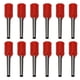 thumbnail image 3 of Terminales De Virolas De Alambre, Fácil Inserción 1000 Piezas Terminal De Extremo De Cable De Pin Aislado De Mejor Conductividad Para La Industria Electrónica ANGGREK E1010, 3 of 8