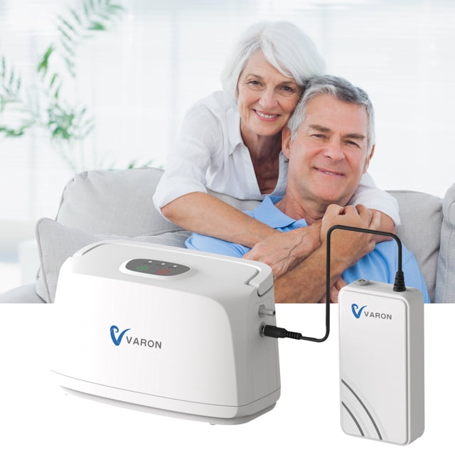 Portable Recharged Battery &3L small oxigen-Generator Machine with bag, battery, ac/dc 30%-pulse-flow