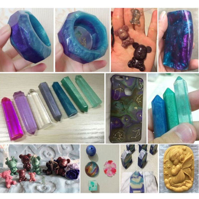 DIY Jewelry Crafts Natural Mica Mineral Powder Epoxy Resin Dye for Bath Soap Soy Wax Candle Making Dyes Pearl Pigment