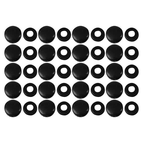 Homoyoyo 20 Pairs License Plate Screw Kit for Motorcycle Car Truck with ABS Hardware