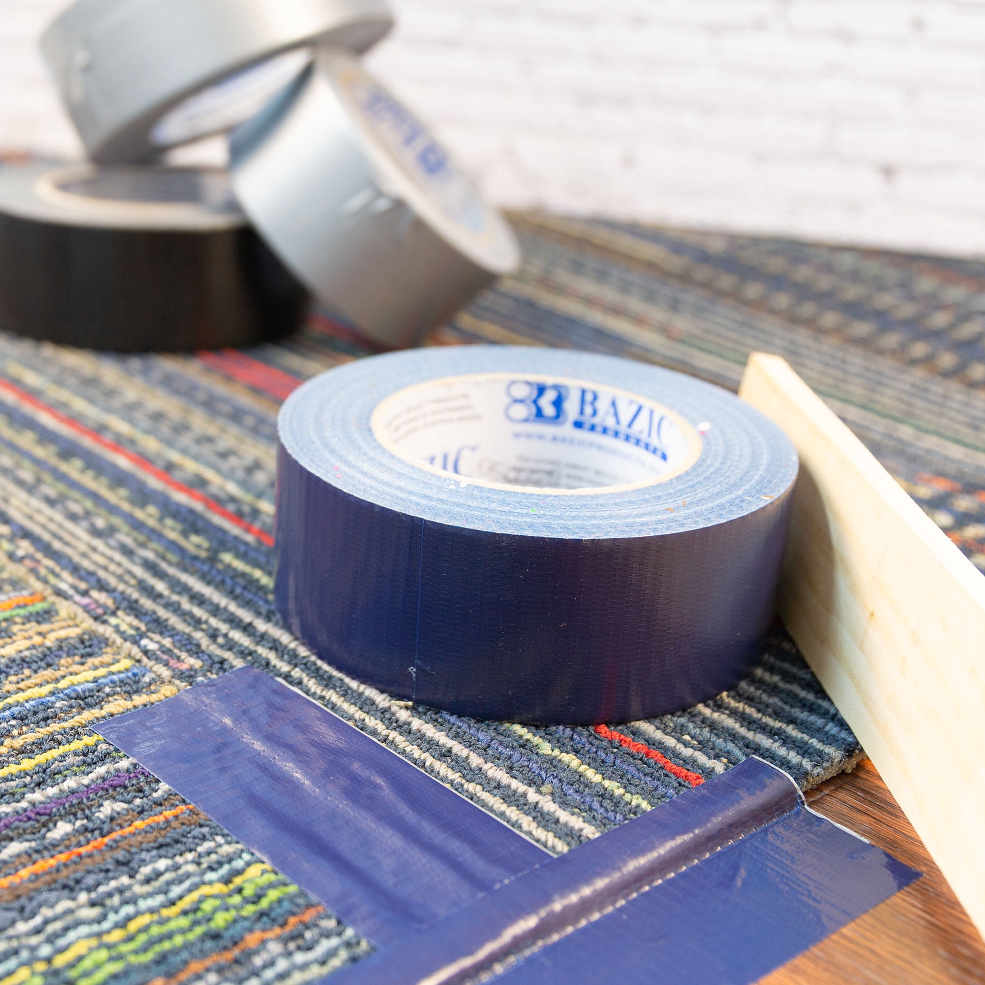 BAZIC 1.88" X 60 Yards Blue Duct Tape