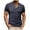 Dark Blue, variant on YLSDY Waffle Tops for Men Summer Fashion Button Short Sleeve Henleys T-Shirt Casual Solid Basic Athletic Quick Dry Blouse Black L