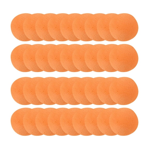 36 Pieces Soft Foam Balls Bulk Lightweight Mini Refill Balls for Safe Indoor Toys Fun Orange Sponge Balls Birthday Party Favors Bag Gifts for Boys and Girls