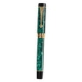 thumbnail image 1 of Estilográfica Zulema 0.5 mm escritura suave Papelería verde Pluma fuente, 1 of 8
