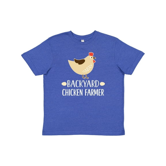 Inktastic Backyard Chicken Farmer Youth T-Shirt
