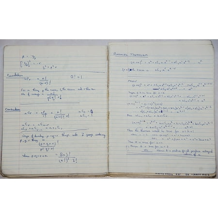 - LAMINATED POSTER Binomial Theorem School Book Algebra Theorem Maths Poster Print 24 x 36