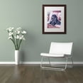 thumbnail image 3 of Trademark Fine Art 'Black Poodle' Canvas Art by Jenny Newland, White Matte, Wood Frame, 3 of 4
