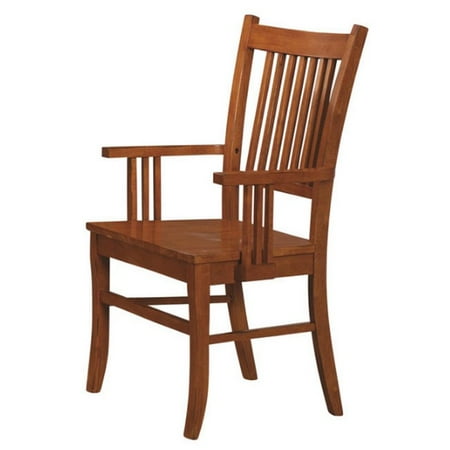 - Coaster Company Marbrisa Arm Chair, Burnished Oak (Set of 2)