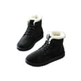thumbnail image 1 of Fangasis Ladies Non Slip Booties Plush Lining Breathable Warm Boot Work Winter Shoes Black 7.5, 1 of 5