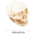 thumbnail image 3 of Miniature Halloween Tombstones Set - 1 Inch Spooky Graveyard Accessories with Skulls & Crosses for Terrariums, Haunted Villages & DIY Crafts, 3 of 8