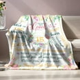 thumbnail image 2 of LHSHID 100th Birthday Gifts for Women 100th Birthday Decorations Gifts for 100th Birthday Happy 100th Birthday Gifts Best 100th Birthday Gift Ideas 100 Year Old Gifts for Mom Grandma Blanket 60x80in, 2 of 6