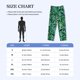 thumbnail image 4 of Balery Monstera Leaves Pantalones de pijama para hombre, pijama ultraligero, pantalón de descanso-Medium, 4 of 6