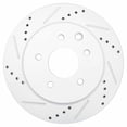 thumbnail image 4 of Geelife Brake Rotor Performance Drilled Slotted Rear Pair For INFINITI Nissan, 4 of 9